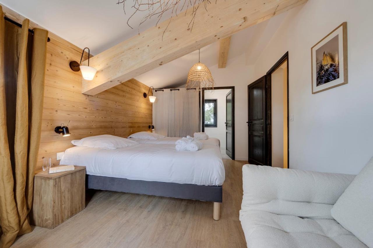 Chalet Du Bois Melay - Piscine - Proche Pistes - 15 Personnes La Plagne Exteriör bild