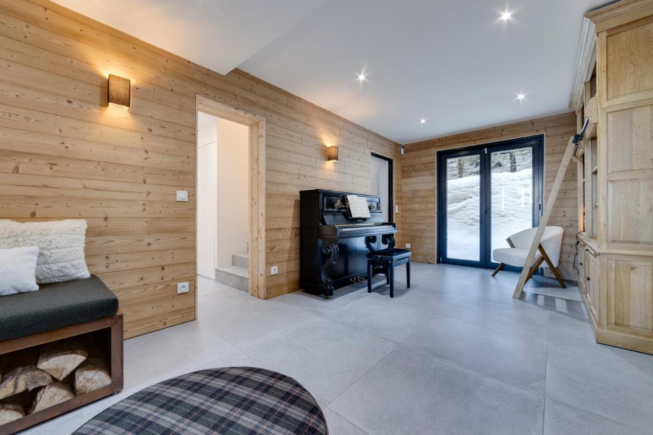 Chalet Du Bois Melay - Piscine - Proche Pistes - 15 Personnes La Plagne Exteriör bild