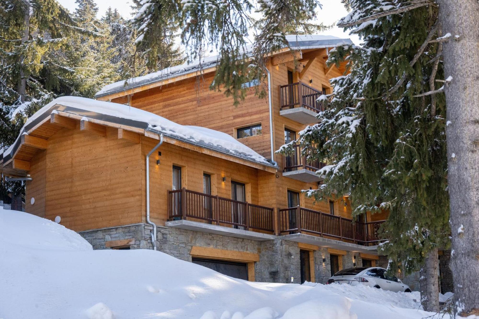Chalet Du Bois Melay - Piscine - Proche Pistes - 15 Personnes La Plagne Exteriör bild